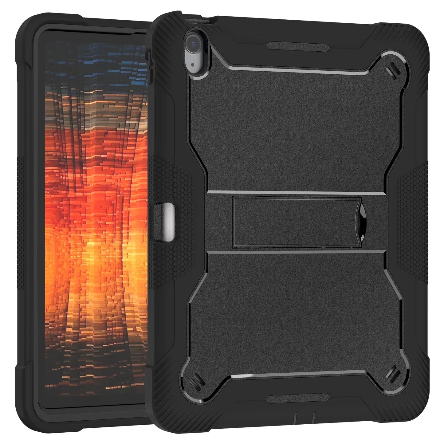 Armor Stand Back Case for IPad Air 13 Pro 13 Inch 2024 M2 M4 Tablet Cover for IPad Pro 12.9 2022 2021 2020 2018 Protective Cases