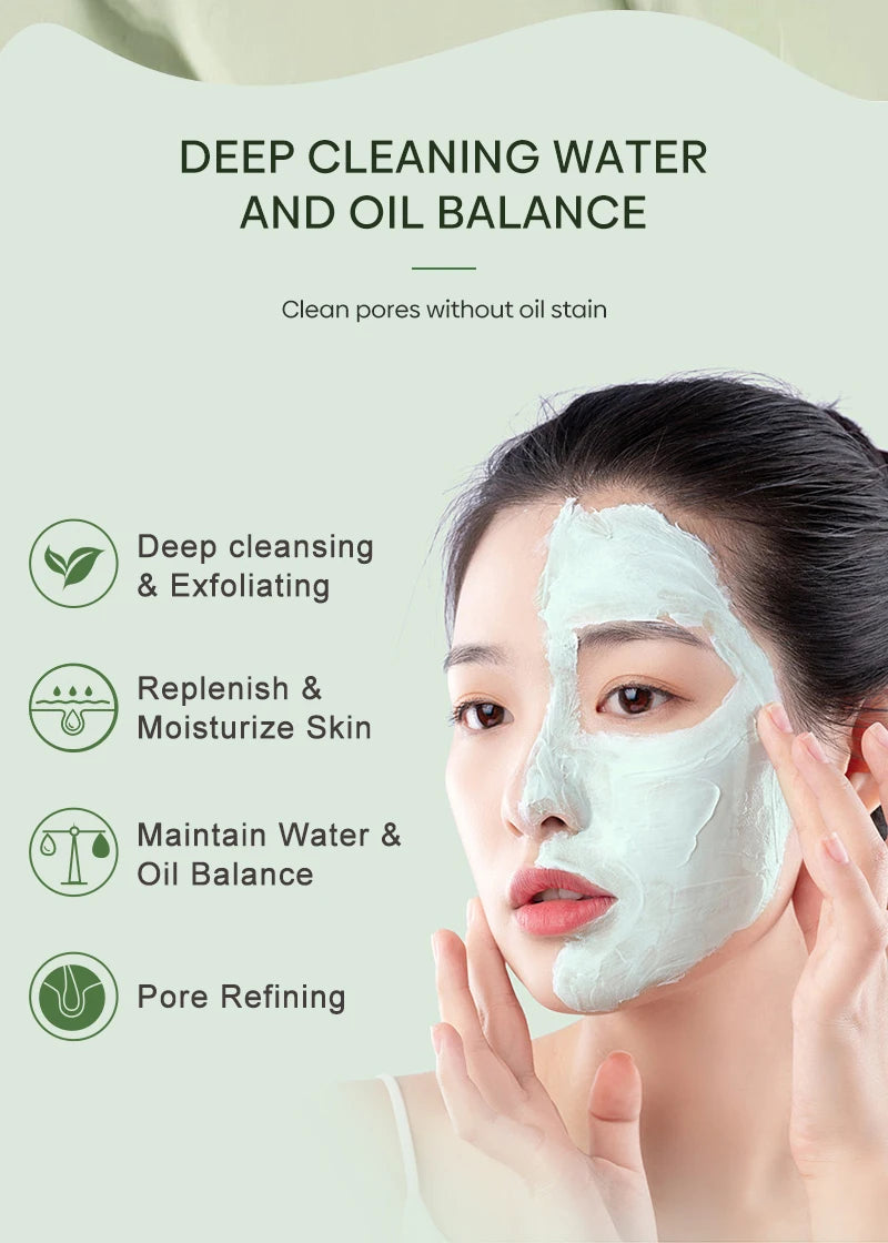 40ml Remove Blackhead Green Tea Solid Mask Clean Stick Mask Facial Dispel Acne Blemish Shrink Pores Korean Skin Care Multipack