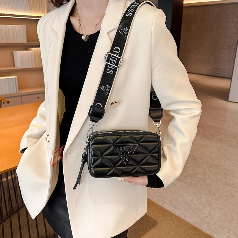 Stylish Leather Crossbody Bag For Women Fashion Shoulder Handbag Ladies Designer Tote Elegant Purse