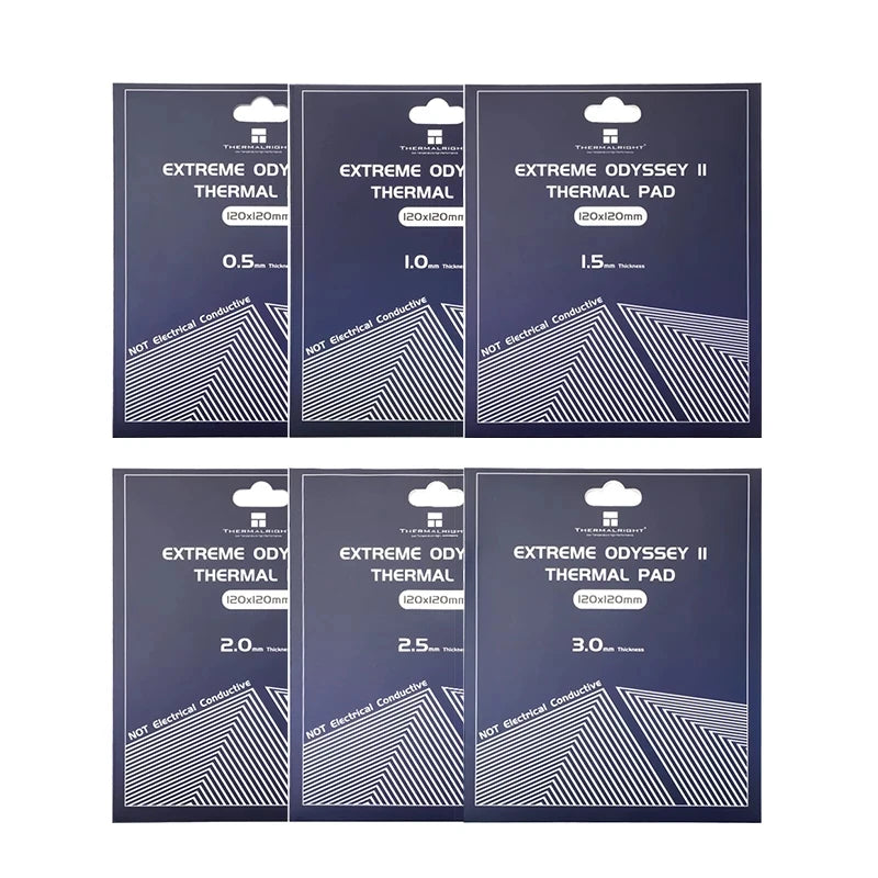Thermalright ODYSSEY Heat Dissipation Silicone Pad CPU/GPU Graphics Card Thermal Pad Motherboard Silicone Grease Pad Multi-Size