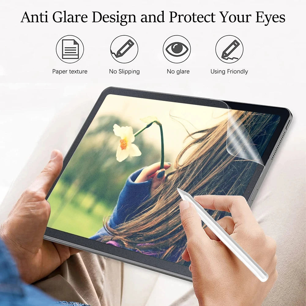 3Pcs Paper Feel Like Screen Protector for Samsung Galaxy Tab S10 Ultra Plus S10+ Film No Glass