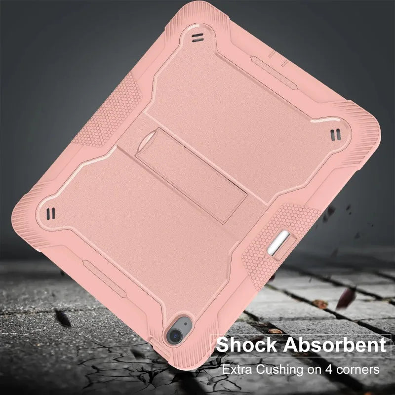 Armor Stand Back Case for IPad Air 13 Pro 13 Inch 2024 M2 M4 Tablet Cover for IPad Pro 12.9 2022 2021 2020 2018 Protective Cases