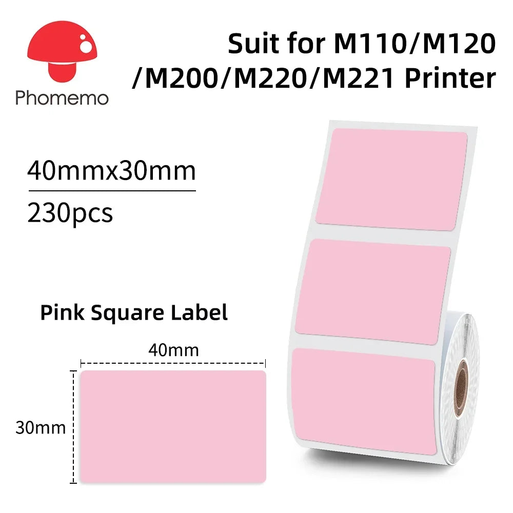 Phomemo M200 Bluetooth Thermal Label Printer Sticker Label Maker for Small Businesses Shipping and Address Labels (20-75mm)