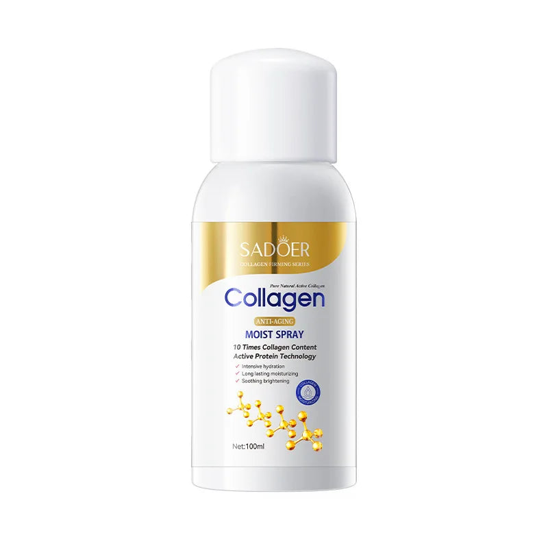SADOER Collagen Anti Wrinkle Moisturizing Facial Spray Cream Hydrating Whitening Anti-aging Face Cream Toner Facial Lotion