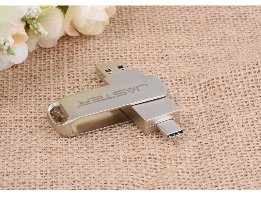 2 in 1 Otg TYPE-C USB-C Flash Pen Drive Metal Memory Stick Usb 2.0 Flash Disk 64G 2tb USB2.0 Dual C Pendrive flash drive 128gb