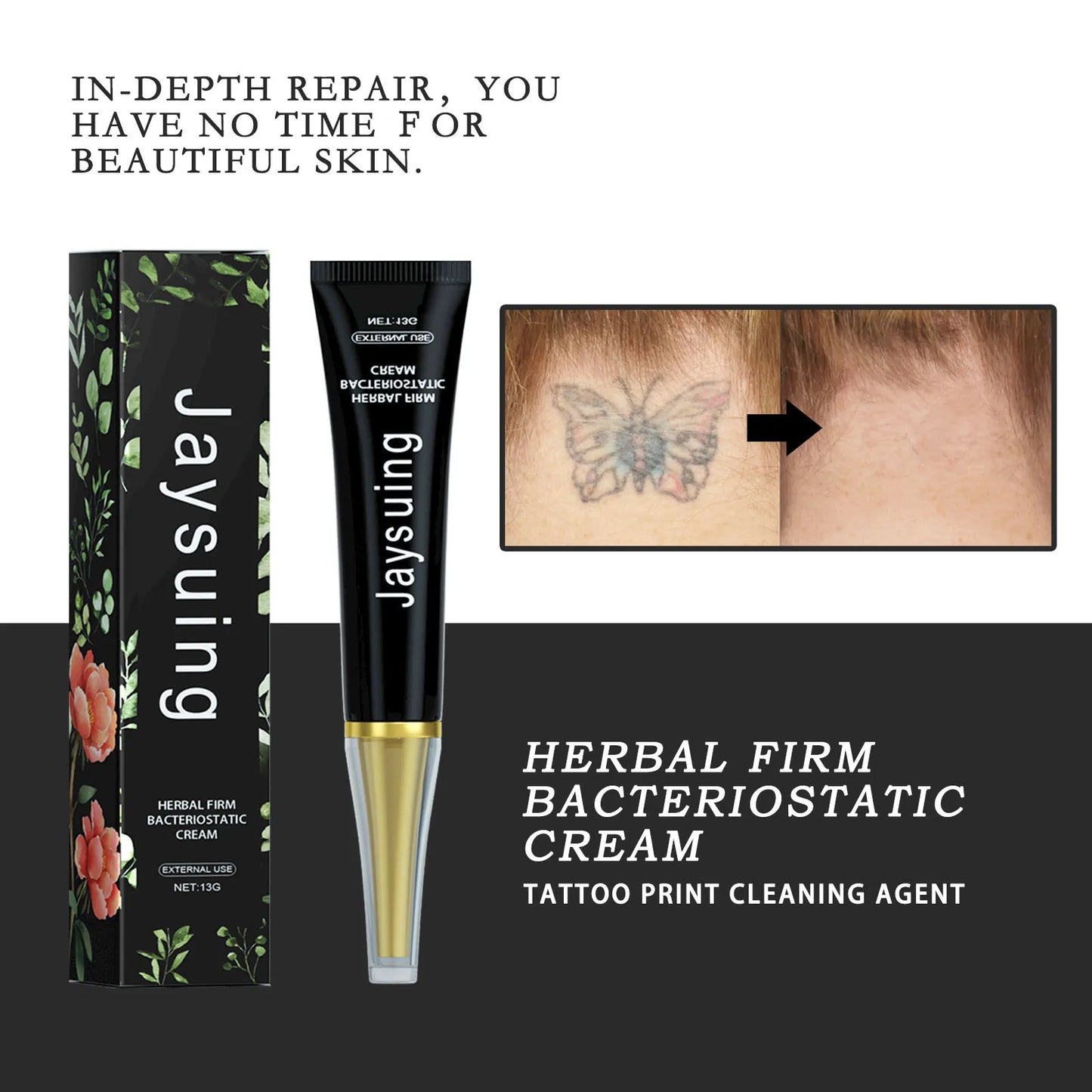 Tattoo Removal Cream Tattoo Color Fade Bleaching Makeup Eyebrow Lips Eyeliner Body Quick Elimination Permanent Tattoo Remover