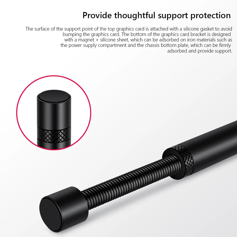 Graphics Card GPU Holder Support Adjustable Rotary Screw Aluminum Alloy Video Card Sag Bracket Jack Desktop PC Case Accessories