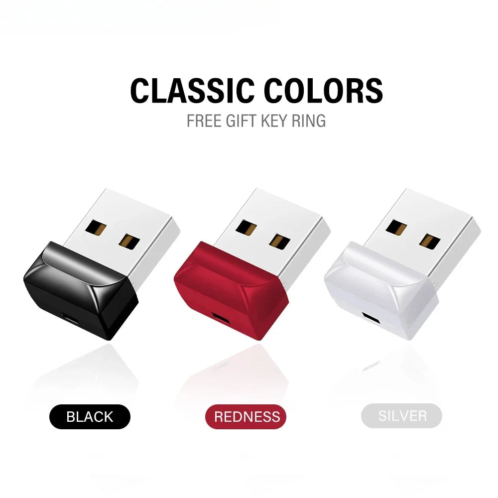 JASTER Mini Pen Drive 128GB Key Chain Memoria USB 64GB Black USB Flash Drive Creative Gift 32GB for Computer Memory Stick 16GB
