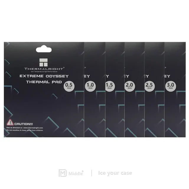 Thermalright ODYSSEY Heat Dissipation Silicone Pad CPU/GPU Graphics Card Thermal Pad Motherboard Silicone Grease Pad Multi-Size