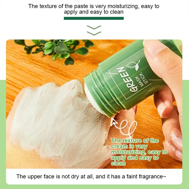 40ml Remove Blackhead Green Tea Solid Mask Clean Stick Mask Facial Dispel Acne Blemish Shrink Pores Korean Skin Care Multipack