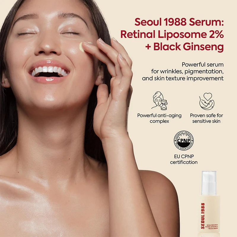 Retinol Essence Brand Ginseng Niacinamide Firming Repair Deep Moisturizing Brightening Remove Closed Pore Essence Facial Care