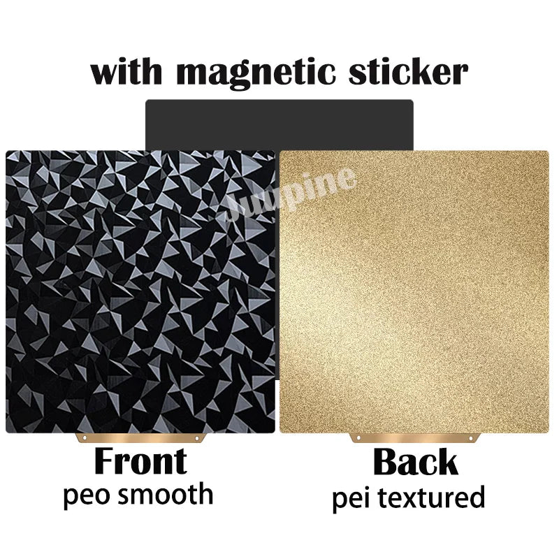 For Artillery Genius / Pro Build Plate For Artillery Hornet PEY PEO PET PEI Sheet 235x235 Magnetic Spring Steel Sheet Heat Bed