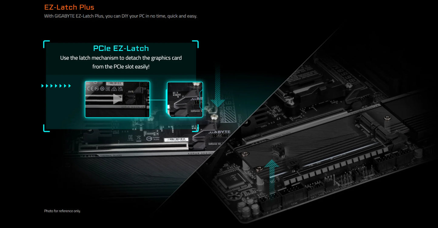 GIGABYTE B650M AORUS ELITE New 12+2+2 phase power Micro-ATX AMD B650 DDR5 6600(OC) MHz M.2 USB3.2 192G Socket AM5 Motherboard