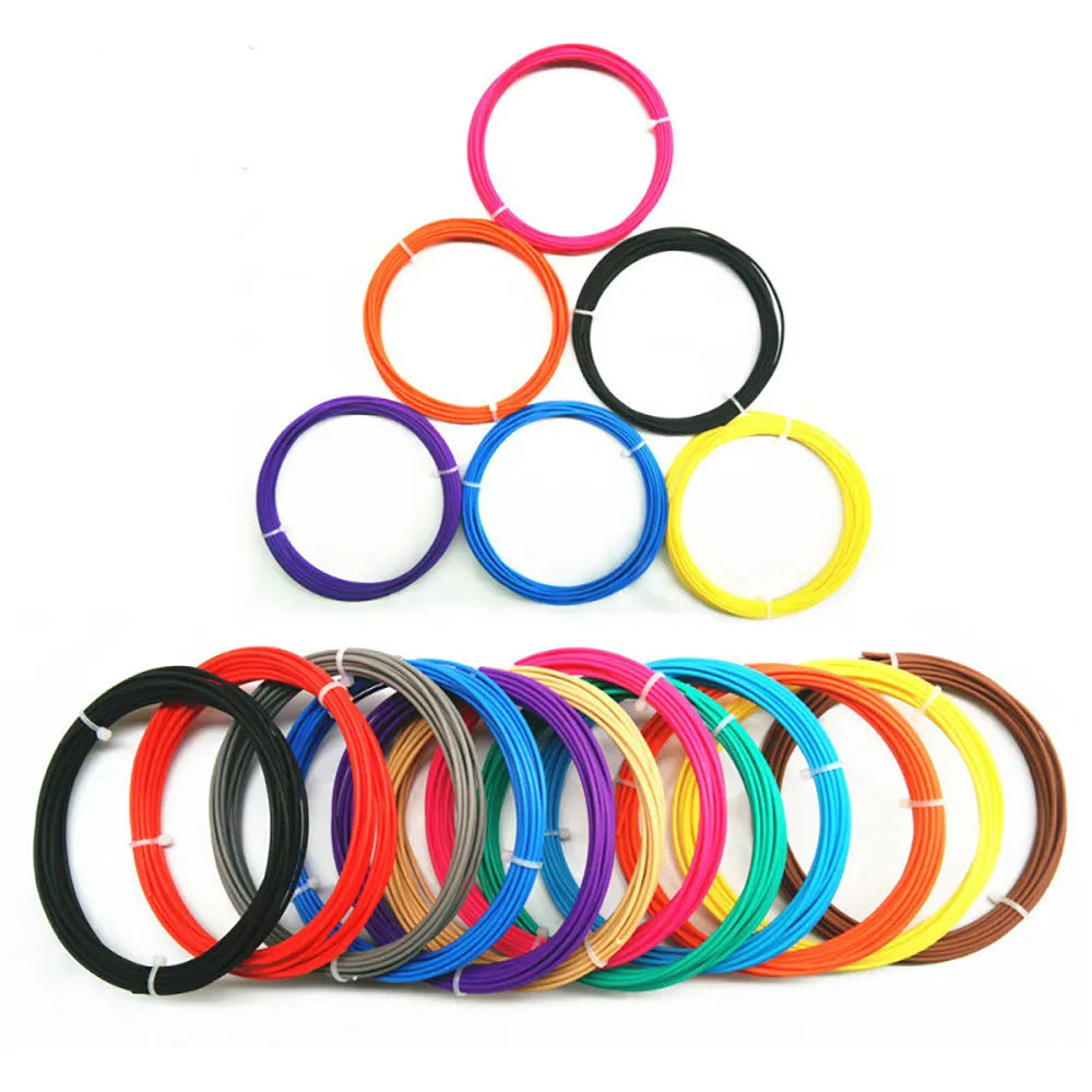 PCL Low Temperature 3D Pen Filament 1.75MM,Suitable For Low Temperature Children's 3D Pen, Bright Colors,Odorless and smokeless