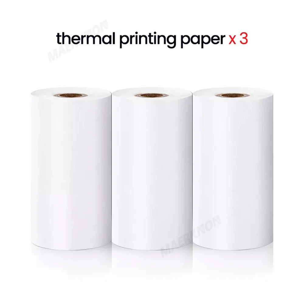 HD Mini Printer Thermal Paper Label Sticker Colorful Adhesive Self-adhesive Paper For Wireless Bluetooth Photo Inkless Printer