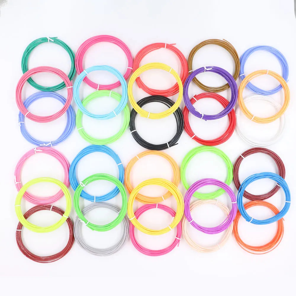 PCL Low Temperature 3D Pen Filament 1.75MM,Suitable For Low Temperature Children's 3D Pen, Bright Colors,Odorless and smokeless