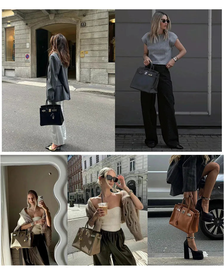 Luxury Brand Handbags for Women, Fashionable Shoulder Bag and Tote Bags in Leather By Famous Designer Elegant