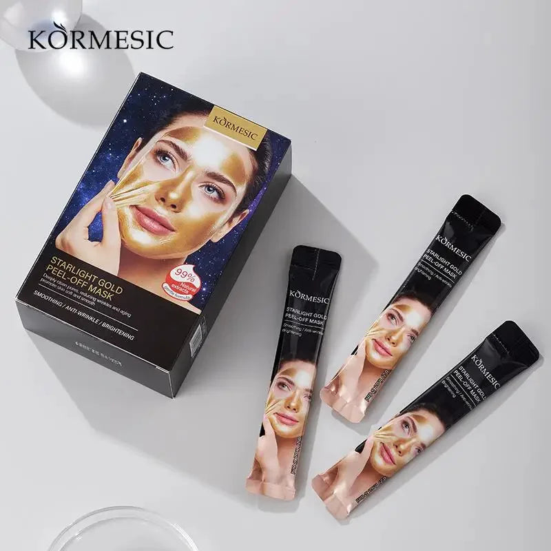 Gold Remove Blackhead Peel Mask Deep Cleansing Pore Dirt Cleansing Cosmetic Residue Exfoliating Cleansing Mask Oil Control Facia