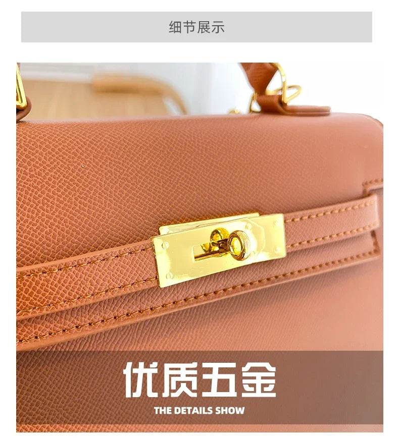 Fashionable Crossbody Bag For Women, High-Quality Luxury Designer Handbag With Gold Hardware, Durable & Stylish