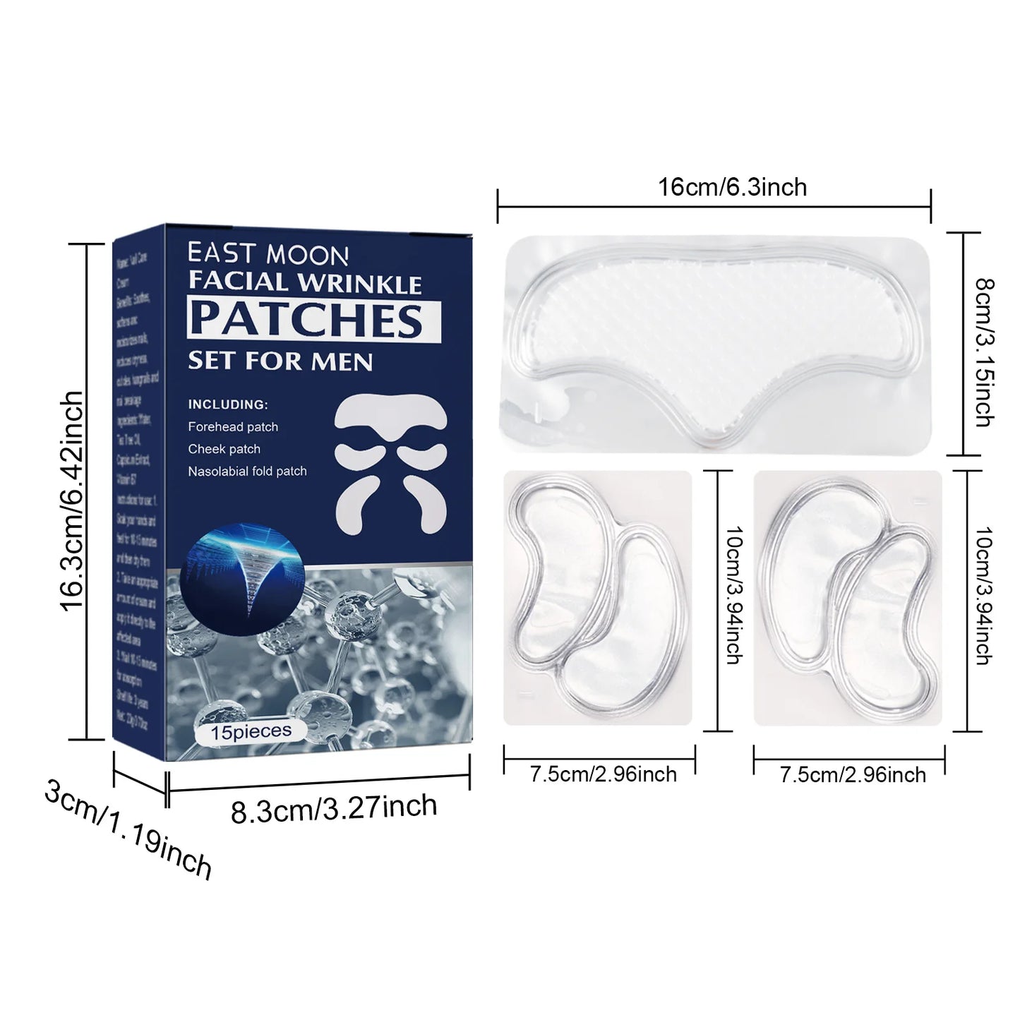 Face Firming Patch Comfortable Fade Fine Lines Remove Eye Bag Reusable Silicone Patch Moisturizng Anti Wrinkle Forehead Patch