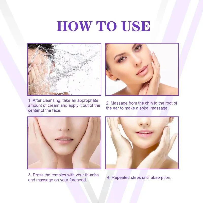 V-Shape Face Slimming Cream Remove Double Chins Firming Lifting Up V Cheek Fat Burning Anti-aging Shaping Massage Care Products