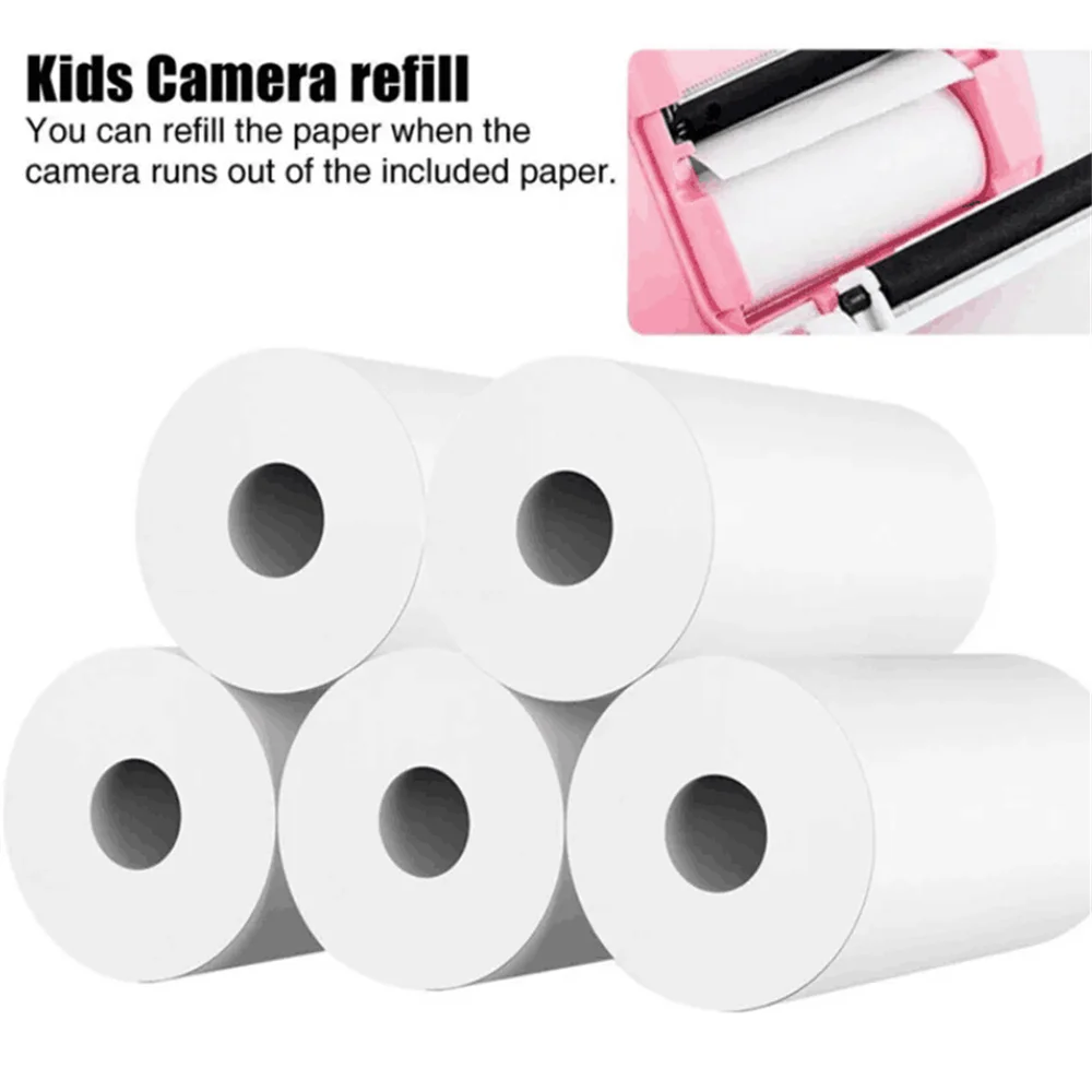 HD Mini Printer Thermal Paper Label Sticker Colorful Adhesive Self-adhesive Paper For Wireless Bluetooth Photo Inkless Printer