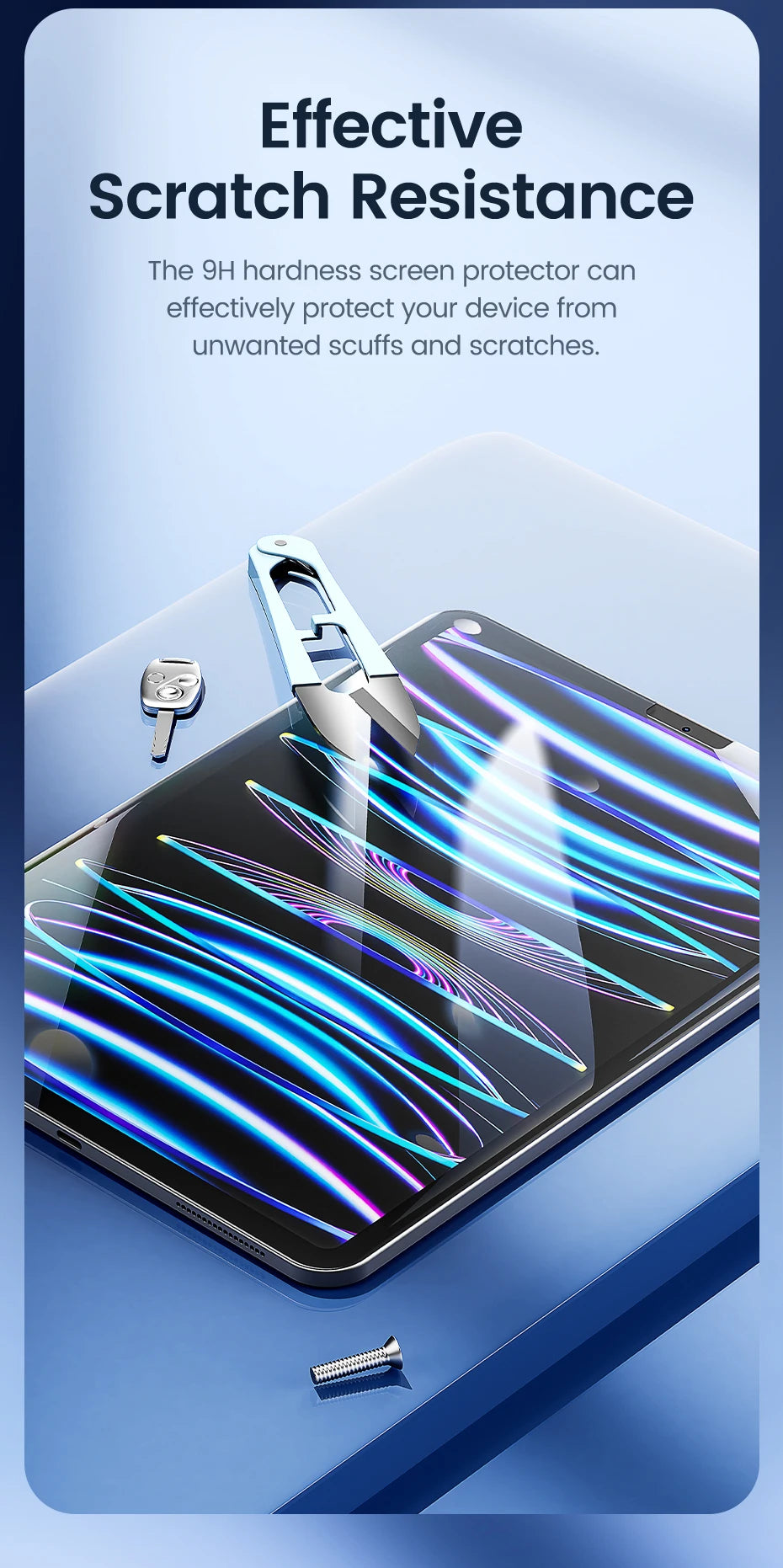 Toocki 2pcs Clear Screen Protector For Ipad 9 8 7 6 5 9th Generation 8th 7th Tempered Glass For Ipad Pro 12.9 11 10.2 Air 5 4