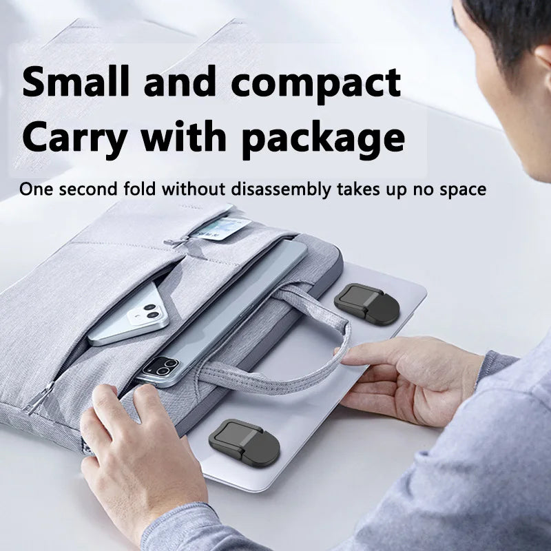 Foldable Laptop Stand Portable Notebook Support Base Holder Adjustable Riser Cooling Bracket Universal for Laptop Tablet