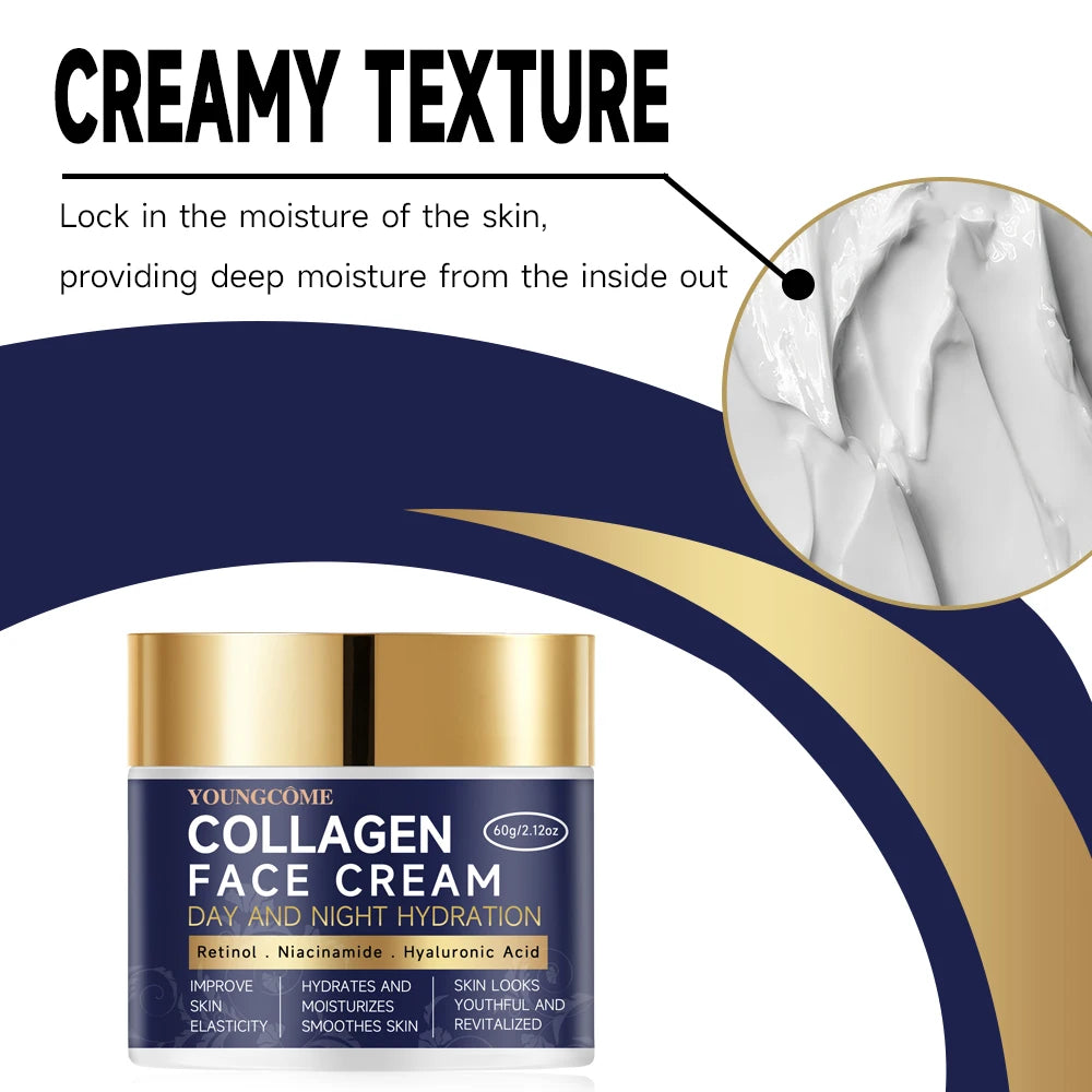Retinols Anti Aging Face Cream Moisturizing Wrinkle Remover Collagen Hyaluronic Acid Creams Skin Soothes dryskin Retinol care