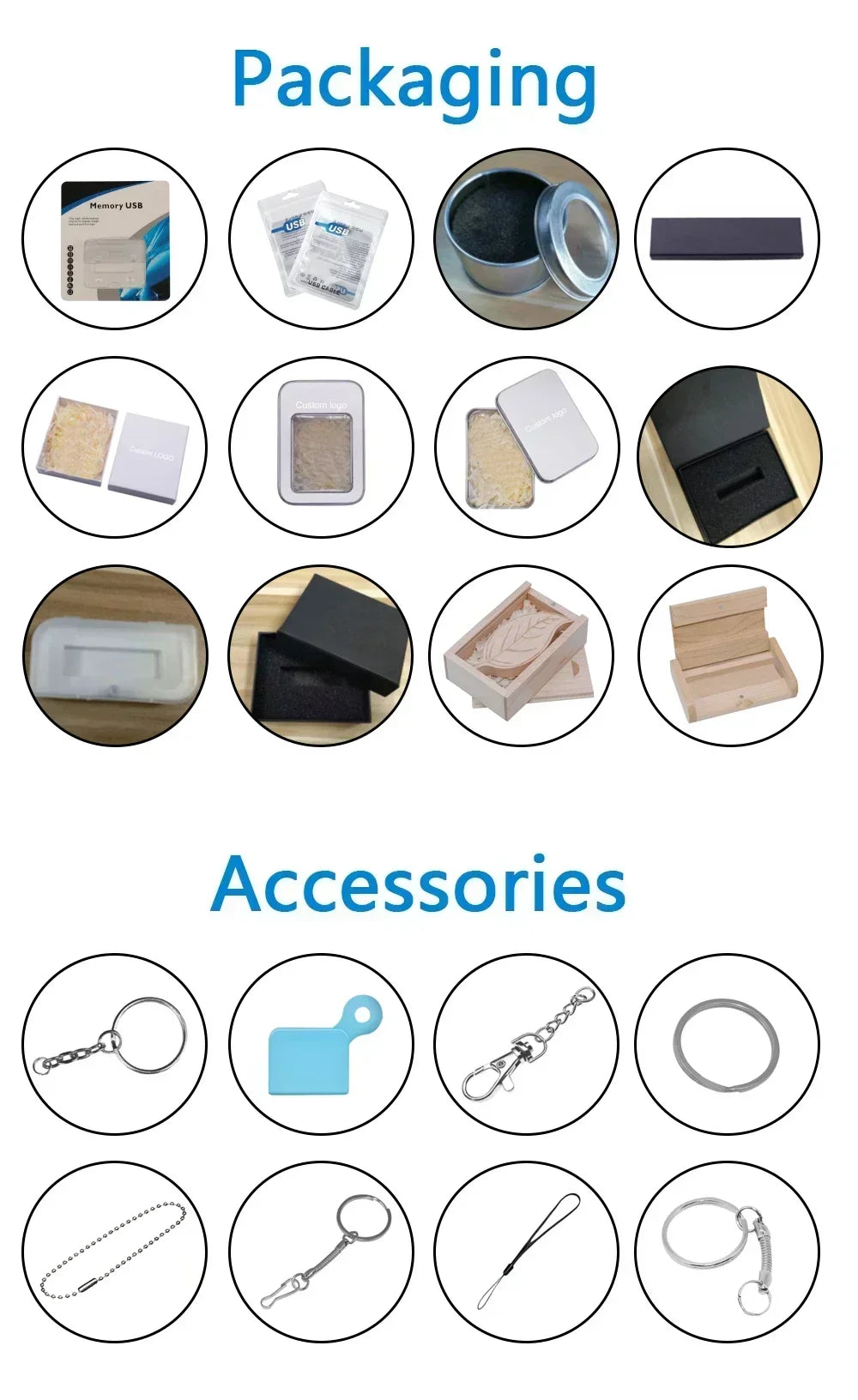 TYPE-C 2 IN 1 Pen Drive With Free key Ring 128GB Rotatable Metal USB 2.0 Flash Drive 64GB Business Gift Memory Stick 32GB 16GB