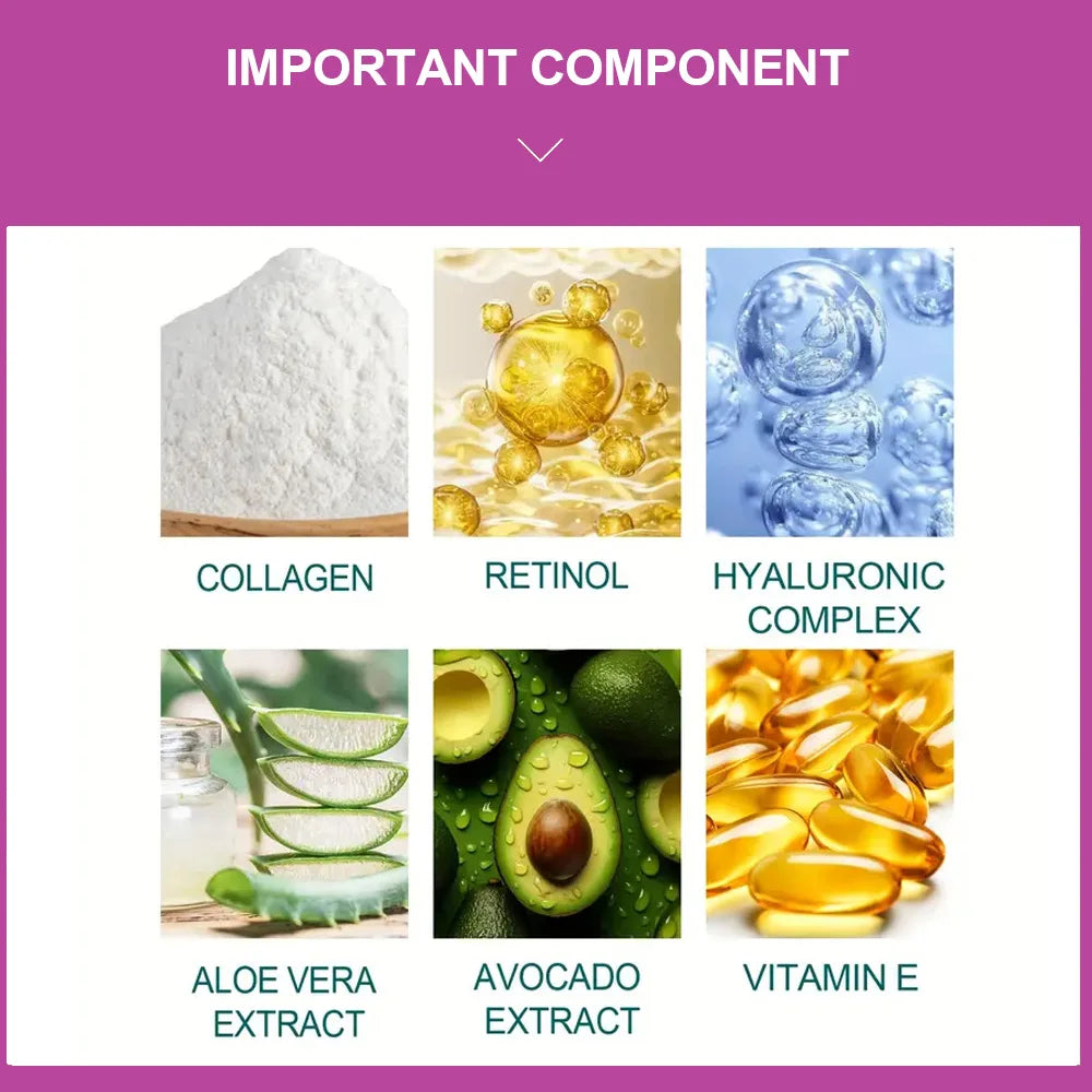 Retinol Anti Aging Face Cream Collagen Smooth wrinkles Face Cream Moisturizing Skin Cream Wrinkles Removal Skin Care Products