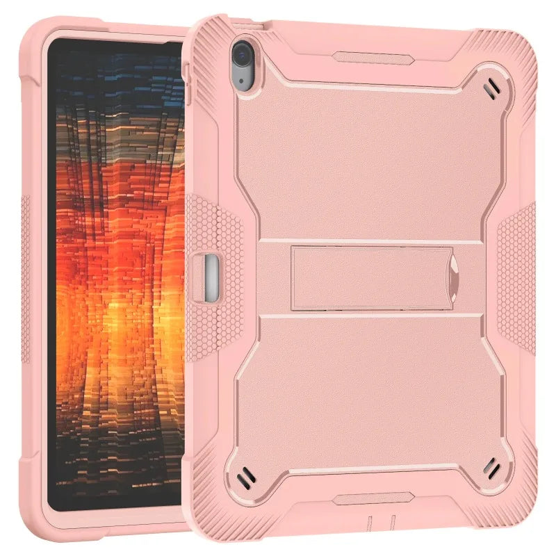 Armor Stand Back Case for IPad Air 13 Pro 13 Inch 2024 M2 M4 Tablet Cover for IPad Pro 12.9 2022 2021 2020 2018 Protective Cases