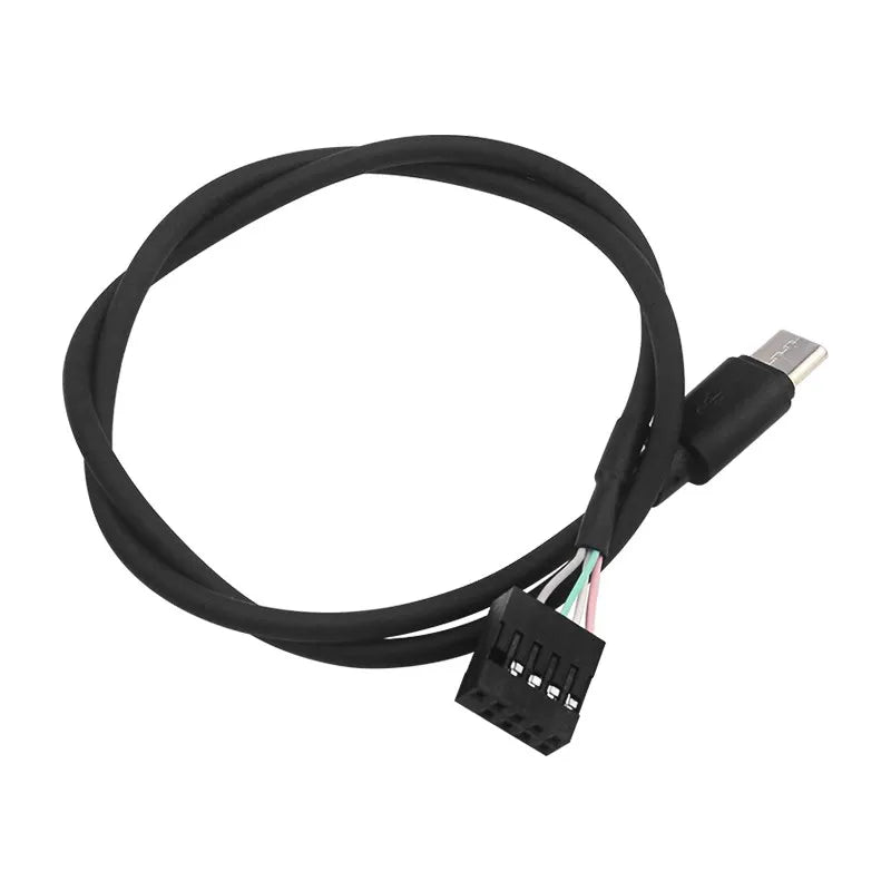 50CM 5Pin to TYPE-C Cable for Computer Mainboard Data Cable for 3.5 inch 5 inch USB Type-C Secondary Screen