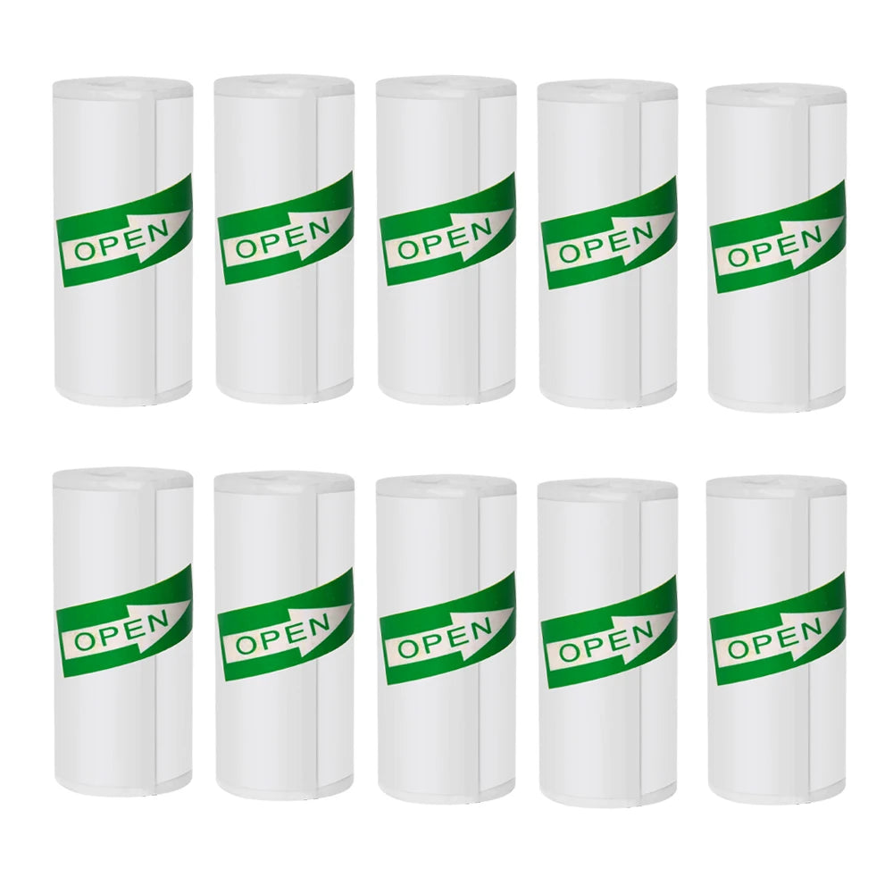 HD Mini Printer Thermal Paper Label Sticker Colorful Adhesive Self-adhesive Paper For Wireless Bluetooth Photo Inkless Printer