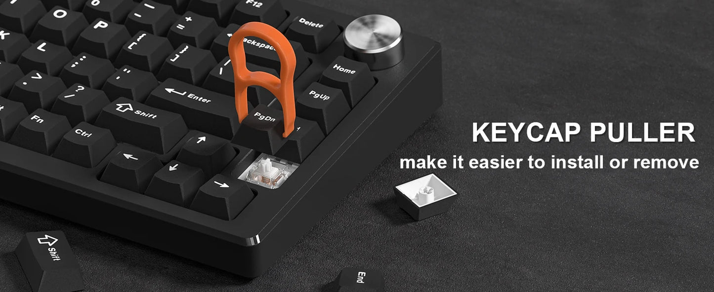 Womier 122 Keys Retro Black PBT Keycap Double Shot Cherry Profile Key caps for Cherry MX Switches Mechanical Gamer Keyboard