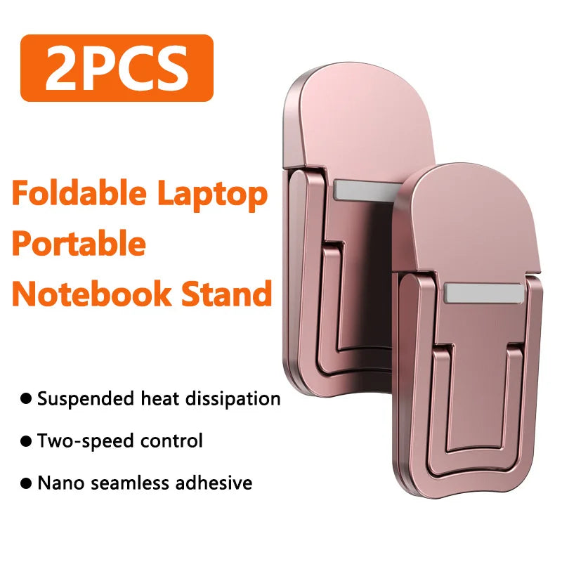 Foldable Laptop Stand Portable Notebook Support Base Holder Adjustable Riser Cooling Bracket Universal for Laptop Tablet