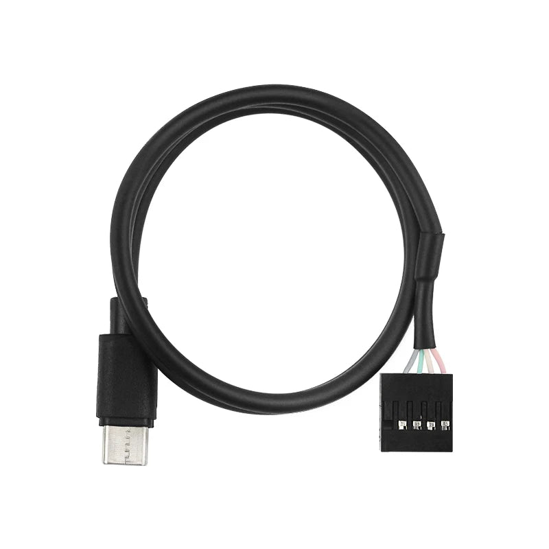 50CM 5Pin to TYPE-C Cable for Computer Mainboard Data Cable for 3.5 inch 5 inch USB Type-C Secondary Screen