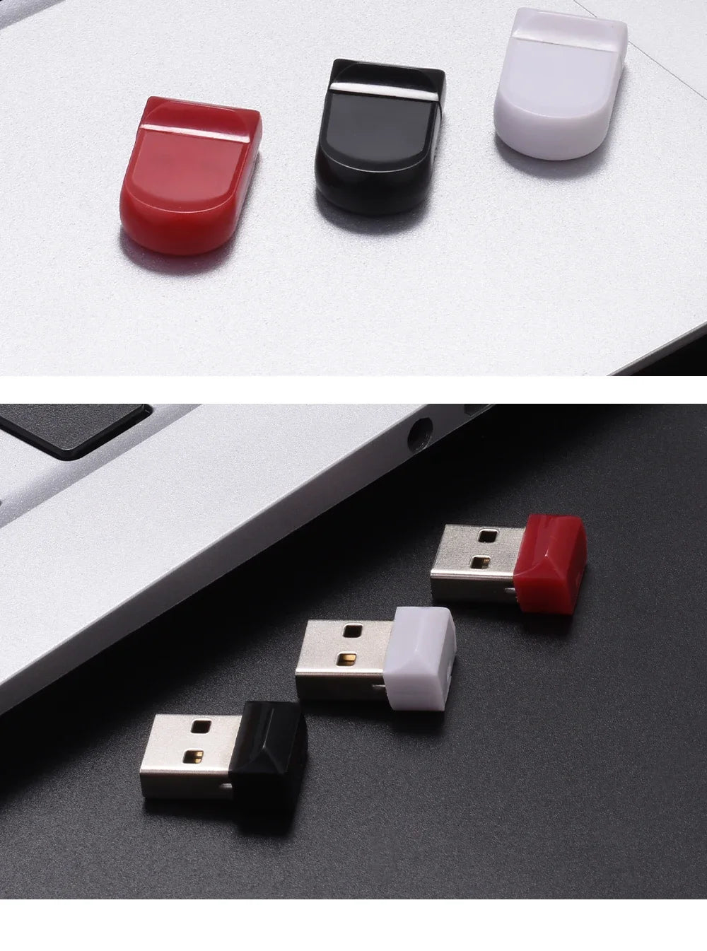 JASTER Mini Pen Drive 128GB Key Chain Memoria USB 64GB Black USB Flash Drive Creative Gift 32GB for Computer Memory Stick 16GB