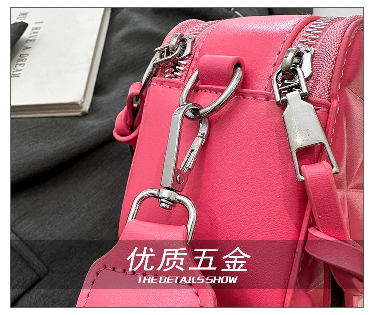 Stylish Leather Crossbody Bag For Women Fashion Shoulder Handbag Ladies Designer Tote Elegant Purse