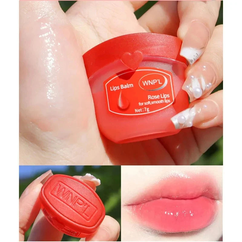 Vaseline Fruit Series Lip Balm Lips Avocado Honey Peach Cream Natural Nourishing Plant Lip Balm Tinted and Clear Lips Care