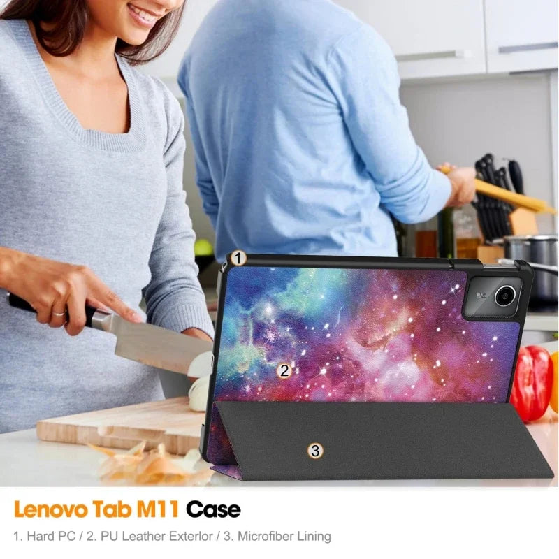 Smart Cover For Lenovo Xiaoxin Pad 2024 Case TB331FC Magnetic Folding Stand Funda For Lenovo Tab M11 11" Case Auto Sleep/Wake