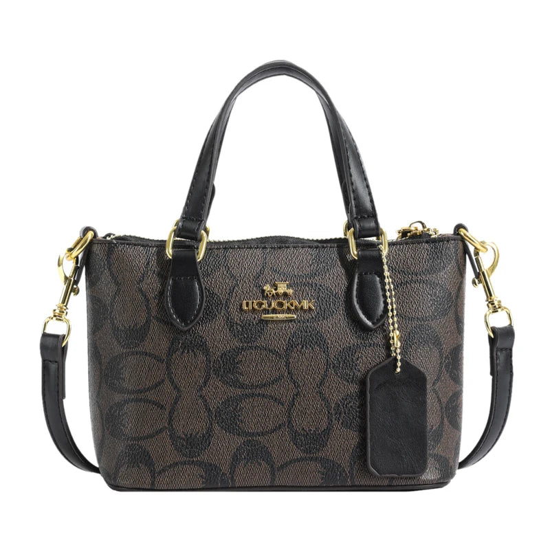 Chic Vintage Messenger Bag For Women - High-Quality Leather Crossbody Purse With Modern Minimalist Luxury Designer Style