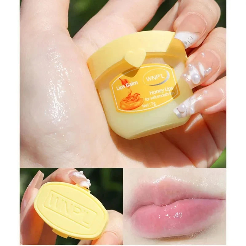 Vaseline Fruit Series Lip Balm Lips Avocado Honey Peach Cream Natural Nourishing Plant Lip Balm Tinted and Clear Lips Care