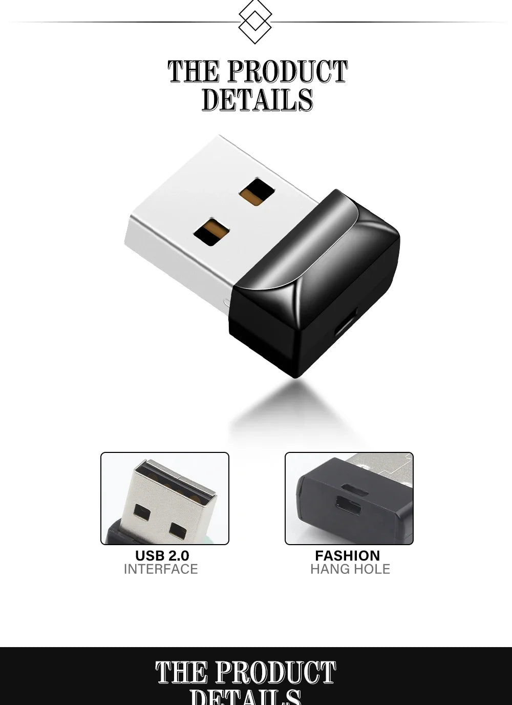 JASTER Mini Pen Drive 128GB Key Chain Memoria USB 64GB Black USB Flash Drive Creative Gift 32GB for Computer Memory Stick 16GB