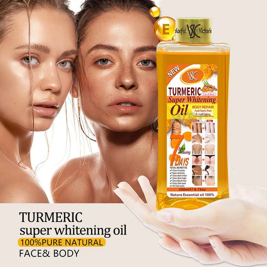 Turmeric Oil Essential Oil Ginger Deep Hydration Moisturizer Nourishing Smoothing Face Serum Oil Moisturizer Skin Care 200ml