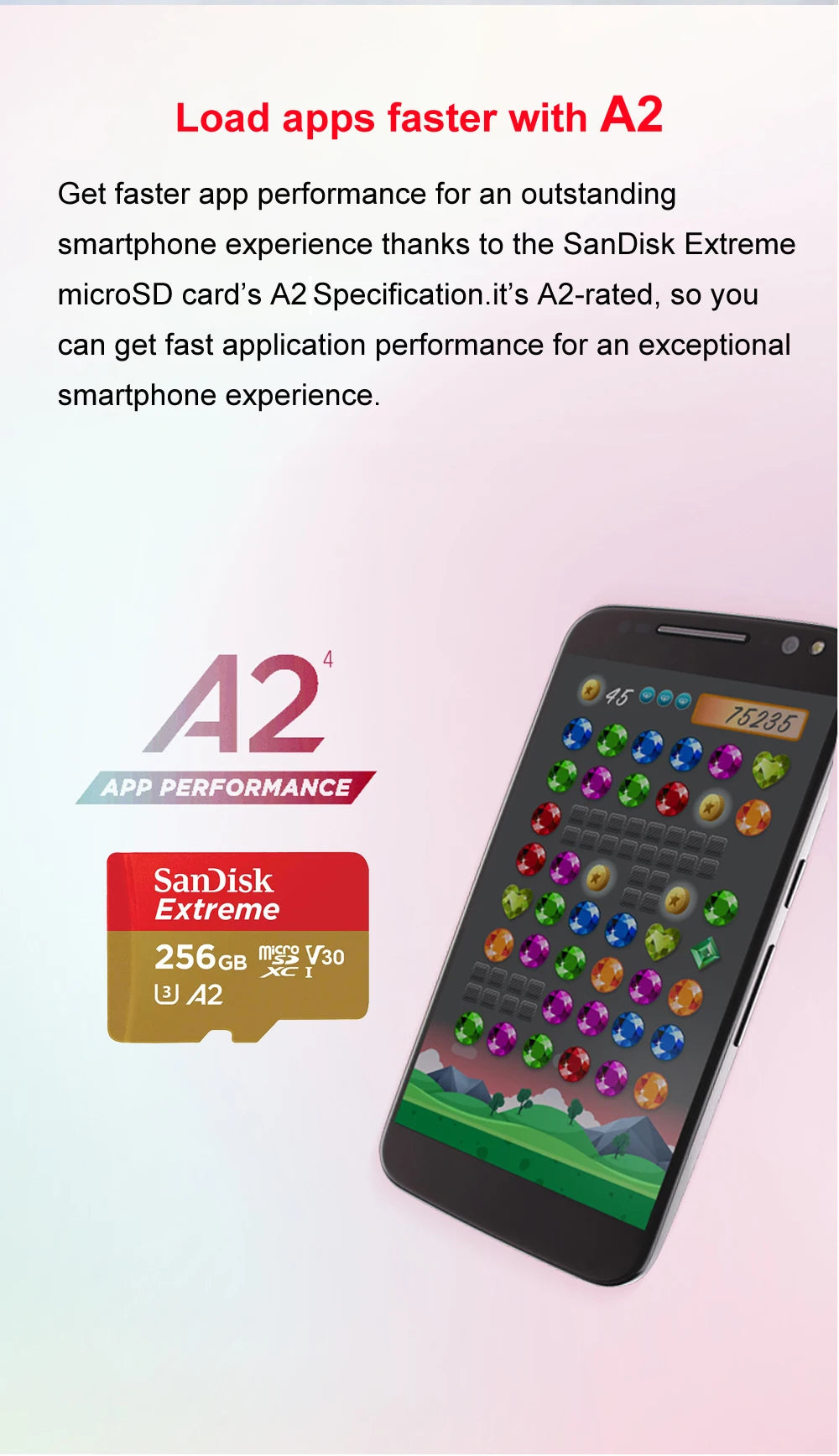 SanDisk Memory Card microsd 512GB 256GB 128GB 64GB micro SD Card Extreme/Extreme PRO TF Card Class10 U3 V30 4K UHD A2 micro SDXC