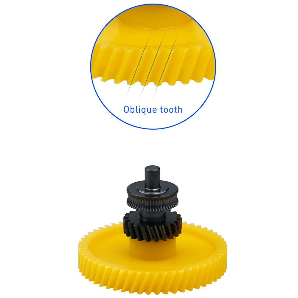 For Bambu Lab Extruder Gear Hardened Steel Upgrade Assembly For Bambulab P1S P1P X1 X1C Extruder Gear 3D Printer Accessories