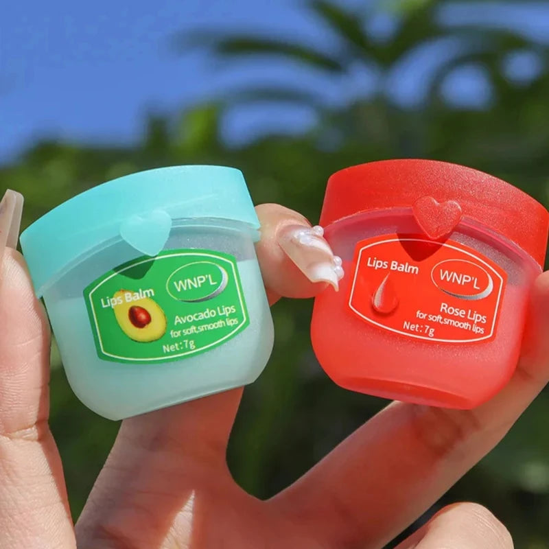 Vaseline Fruit Series Lip Balm Lips Avocado Honey Peach Cream Natural Nourishing Plant Lip Balm Tinted and Clear Lips Care