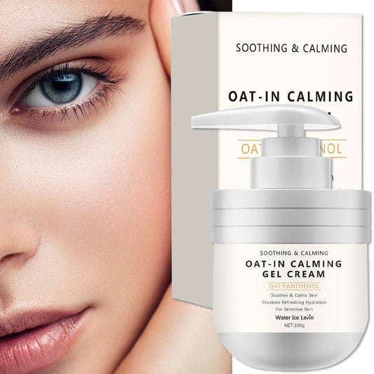 Repair Oatmeal Gel Moisturizing Cream, Suitable for Skin Types, Skin Care, Moisturizing Dry Skin Cream, Suitable for Home, Travel, Ideal Gift