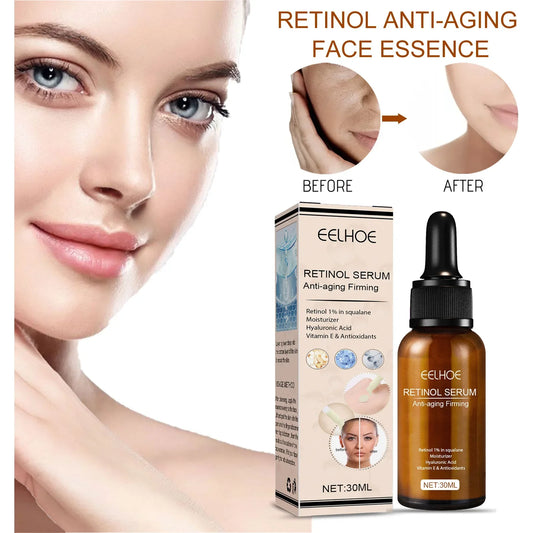 Retinol Anti Age Serum Anti-wrinkle Collagen Lifting Essence Lighten Fine Line Spots Brightening Moisturizing Facial Care